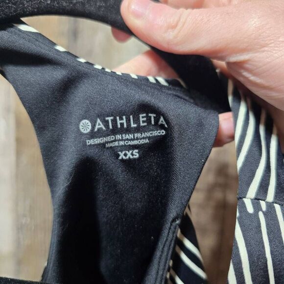 Athleta Conscious Crop Printed Bikini Top - Picture 4 of 5